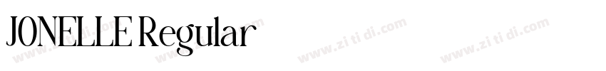 JONELLE Regular字体转换